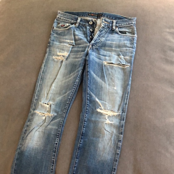 Men’s energie straight Morris distressed jeans 30 - Picture 5 of 8